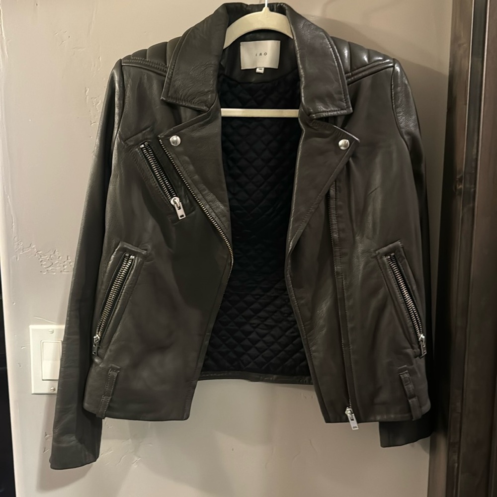 IRO genuine leather jacket